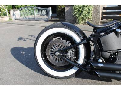 Bobber Rear Fender For Evo/TwinCam with 130-150 Tires (160mm Wide), without fender support braces