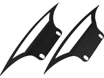 Slotted Front Fender Side Plate Raw