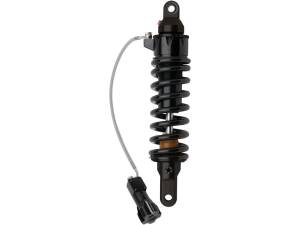465 Series SGL Mono Shock for Softail 18-up With RAP (Remote Preload Adjuster), Heavy Duty Spring Black 12,5"
