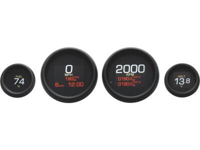 MLX-8400 Dresser and Bagger Direct Plug-In 4 Gauge Kit Black Bezel