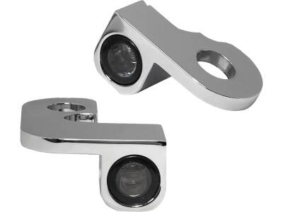 NANO Series LED Turn Signals Chrome Smoke LED