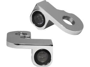 NANO Series LED Turn Signals Chrome Smoke LED