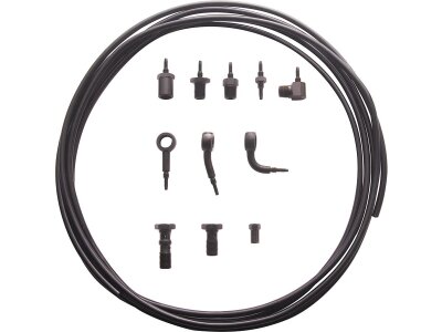 Econoline Brake Line Kit Stainless Steel Clear Coated