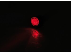 Proton Module LED Taillight Diameter(mm): 11 , Depth(mm): 13, Approved for rear installation Black Reflector LED
