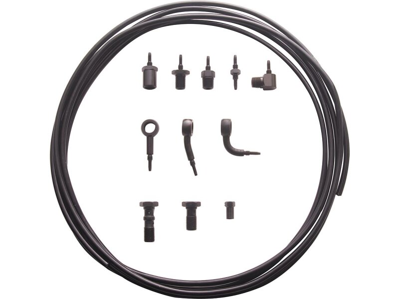 Econoline Brake Line Kit Stainless Steel Clear Coated