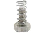 Throttle Clamp Screw with Spring Stainless Steel Polished