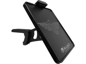 Side Mount License Plate Kit German specification 220x200mm Black Anodized