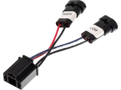 H9 and H11 to H4 Connector Headlight Adapter Pigtail