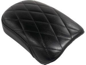 Bare Bones Pillion Pad Diamond Stitch Black Vinyl