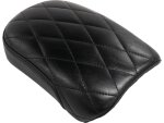 Bare Bones Pillion Pad Diamond Stitch Black Vinyl