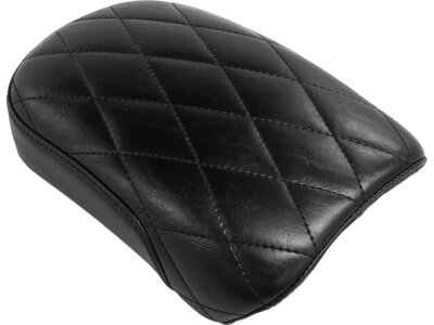 Bare Bones Pillion Pad Diamond Stitch Black Vinyl