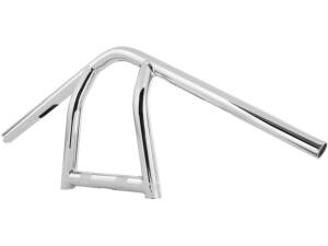 9" Jim Bar Bar 3-Hole Chrome 1" Throttle By Wire