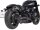 Double Slip-On Muffler Set Endcap Revolver Black Ceramic Coated