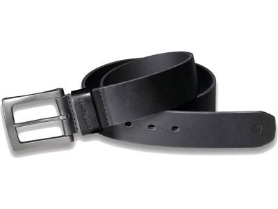 Burnished Leather Box Buckle Belt