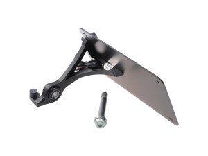 Sidemount License Plate Bracket Kit Netherlands 210 x 140 mm Black Powder Coated