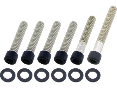 Cam Cover Screw Kit Satin Black Powder Coated