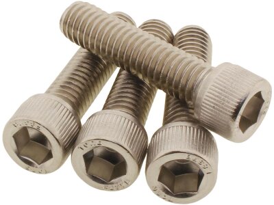 Sockethead Fork Clamp Screw Kit 4-Piece Stainless Steel