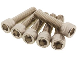 Sockethead Fork Clamp Screw Kit 6-Piece Stainless Steel