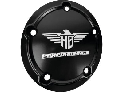 Performance Timer Cover 5-Hole Gloss Black Anodized