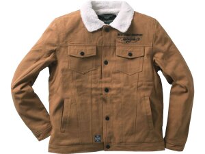 Sherpa Lined Canvas Jacket Duck