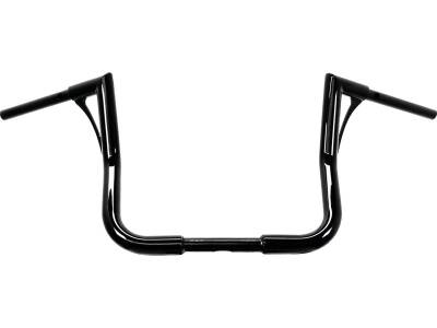 380 Extra Tall Bagger Flow Bar Super Fat Handlebar for Street Glide with 1" Clamp Diameter 3-Hole Gloss Black Powder Coated 1,4" Throttle By Wire (Switch Housing Sensor)