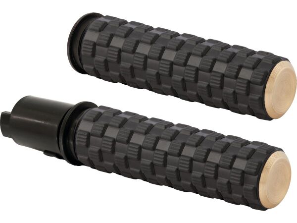 AirTrax Grips Black Rubber, Brass Endcaps 1"...