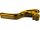 Performance 3-Finger Brake-and Clutch Lever Set Gold Anodized Cable Clutch