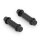Arlen Ness, titanium 12-point foot peg bolt kit. Black 2-pk