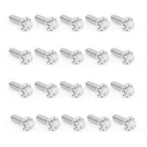 Arlen Ness, titanium 12-point rocker box bolt kit. Polished