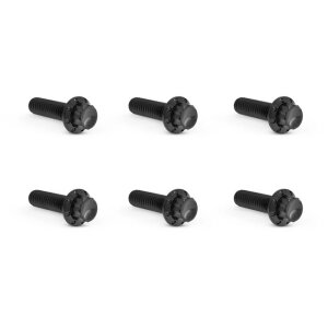 Arlen Ness, titanium 12-point transm. top cover bolts. Black