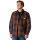 Carhartt Plaid flannel shirt red duck Size L
