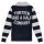 13 1/2 Outlaw half-zip sweater navy/offwhite Size S
