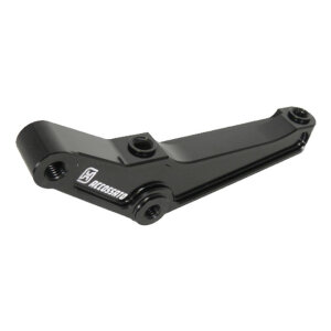 Accossato, brake caliper bracket. Left front. Black