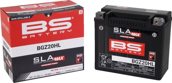 Battery Bs Bgz20hl Sla Max