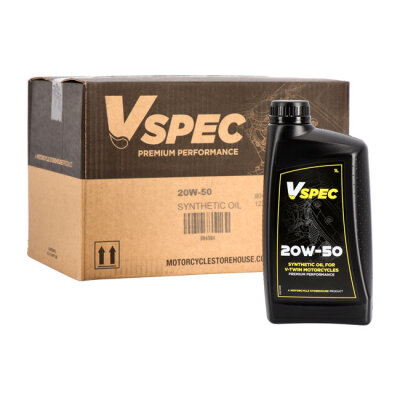 Vspec, 20W50 Full Synthetic motor oil. 1 liter bottle. | Lieferumfang: Nur ein Teil des abgebildeten Artikels.