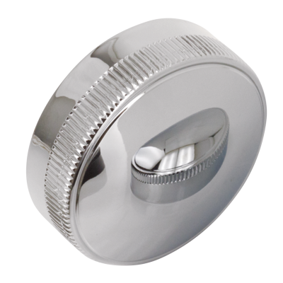 GZP Chr skirted gas cap coarse knurling (IT)