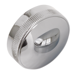 GZP Chr skirted gas cap coarse knurling