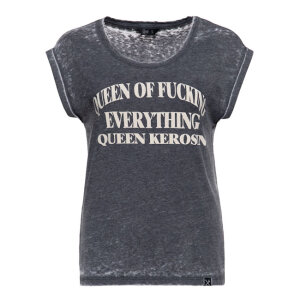 Queen Kerosin Queen of everything t-shirt anthracite Size S