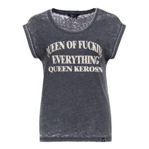 Queen Kerosin Queen of everything t-shirt anthracite Size XL