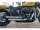 Top Chopp Staggered Exhaust System , Black Hole Heat Shield, Black Smooth End Cap, Outline 70 mm