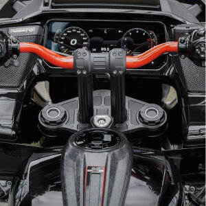 Ricks Motorcycles, Touring Clubstyle 11.5" riser kit. Black