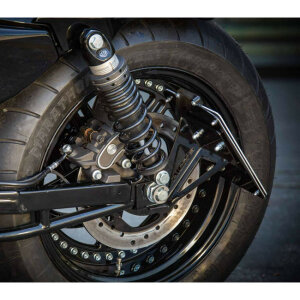 Ricks Motorcycles, side mount License plate bracket short