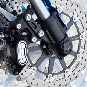 Ricks Motorcycles, Clubstyle front brake caliper. Black