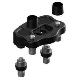 Ricks Motorcycles, Relocation plate. Black