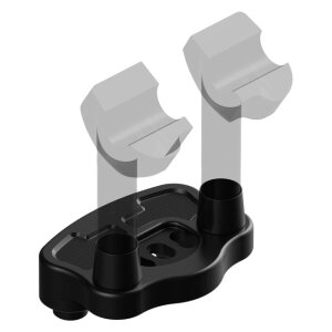 Ricks Motorcycles, Relocation plate. Black