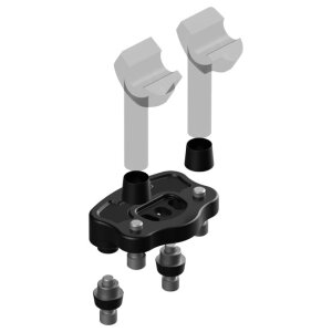 Ricks Motorcycles, Relocation plate. Black