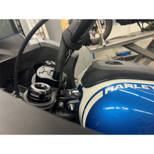 Ricks Motorcycles, Relocation plate. Black