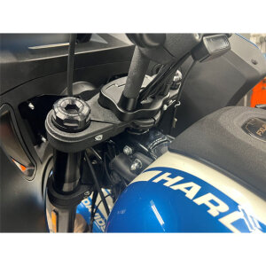 Ricks Motorcycles, Relocation plate. Black