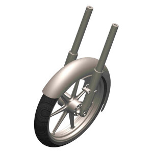 Ricks Motorcycles, Front steel fender Touring