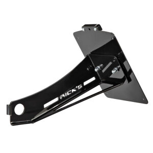 Ricks Motorcycles, side mount License plate bracket. Black